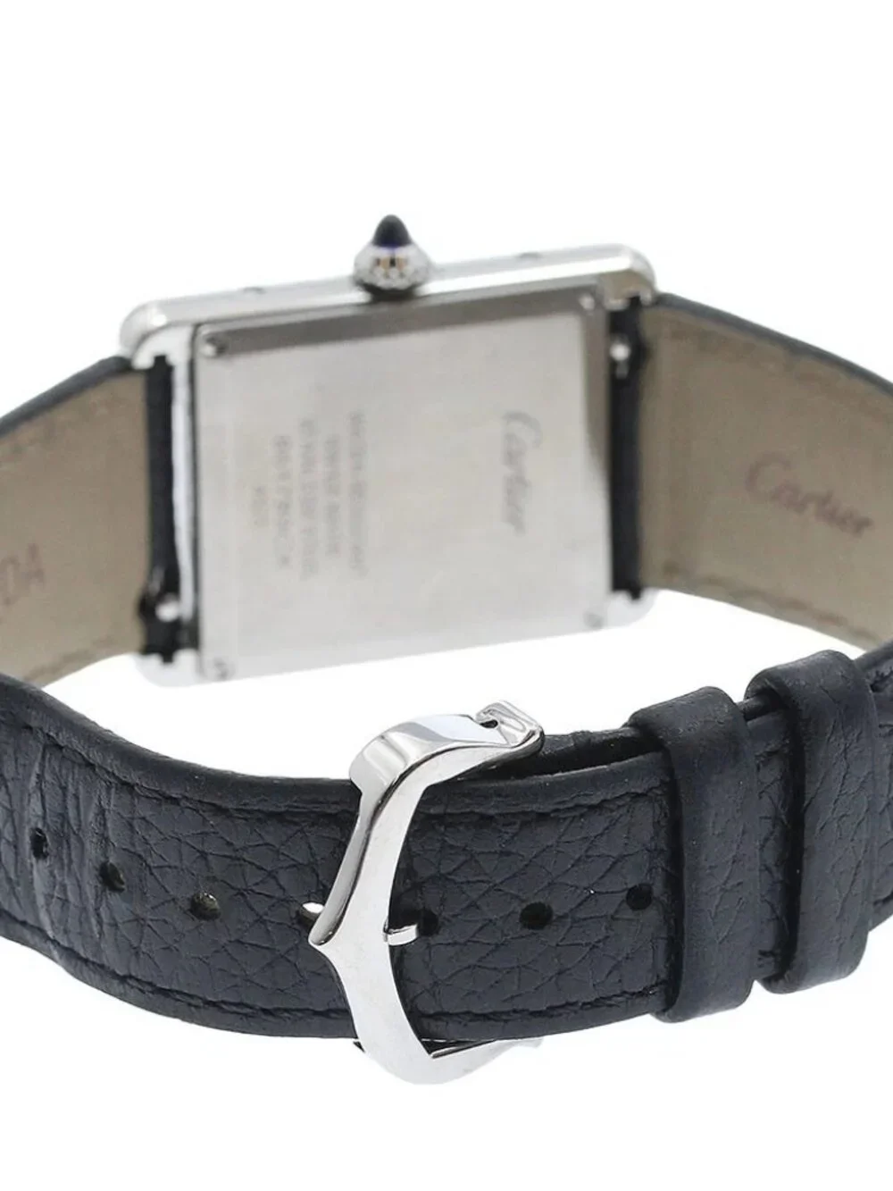 CARTIER tank mast LM WSTA0041 Silver Dial Quartz Men's Watch_971108